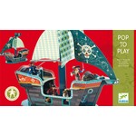 Djeco DJECO - Bateau pirate en contruction 3D