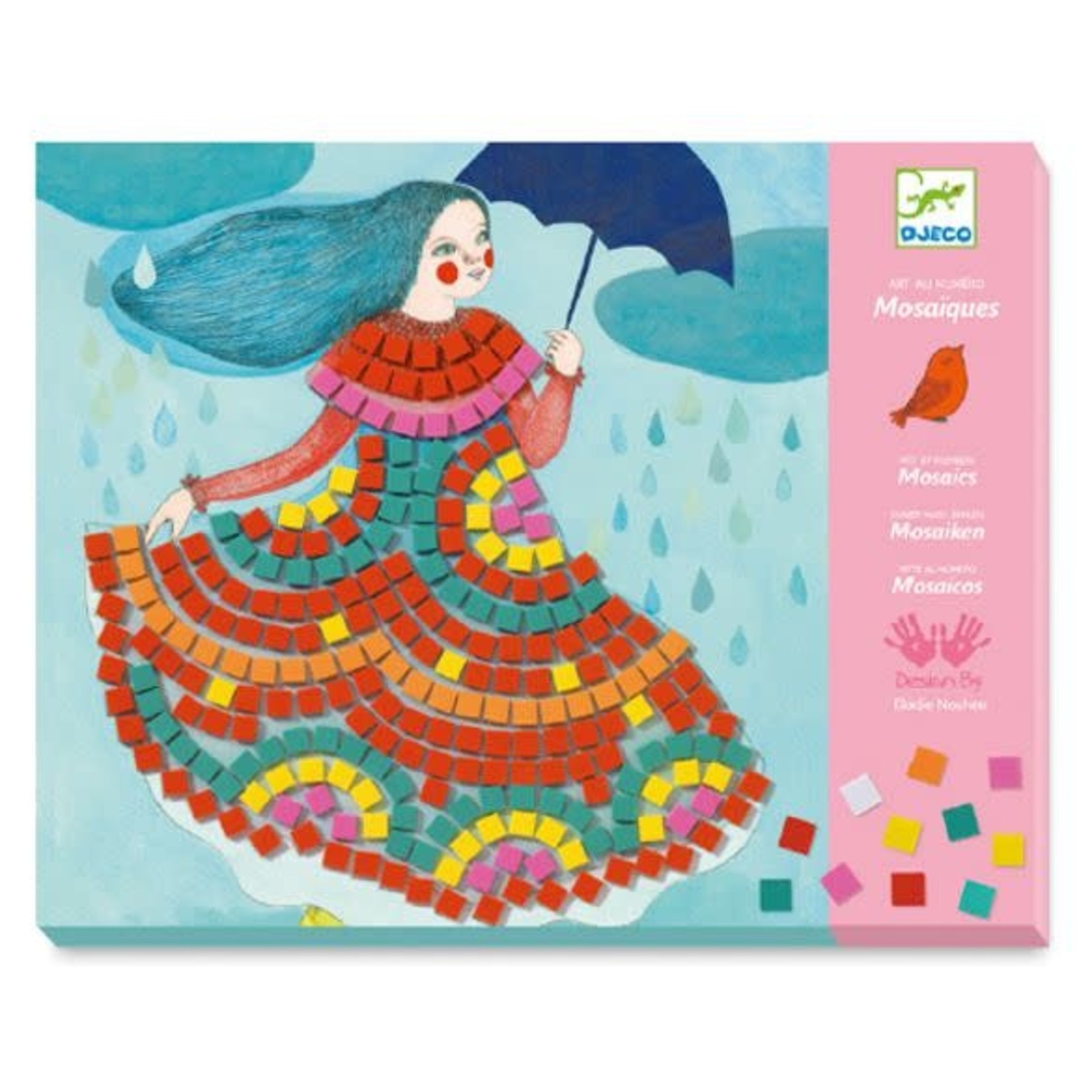 Djeco DJECO - Mosaïc craft kit 'Party dresses'