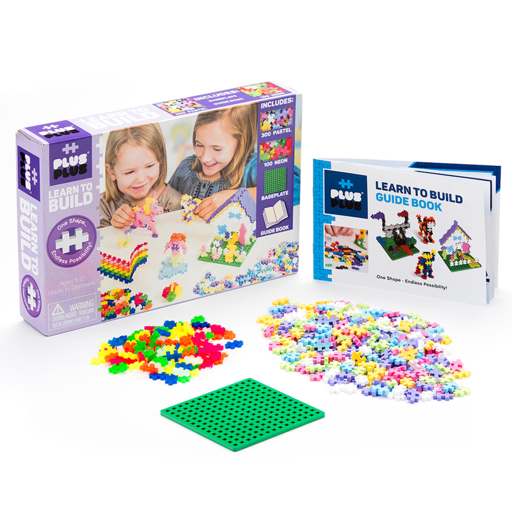 PlusPlus PLUSPLUS - Learn to build creative kit - Pastel - 400 pieces