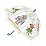 Djeco DJECO - Transparent Kid Sized Umbrella 'Robots'