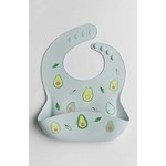 Loulou Lollipop LOULOU LOLLIPOP - Bavoir en silicone imprimé - Avocat