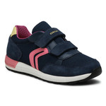 Geox GEOX - Sport shoes 'G. Alben - Suede et Mesh' - Navy (Pink)