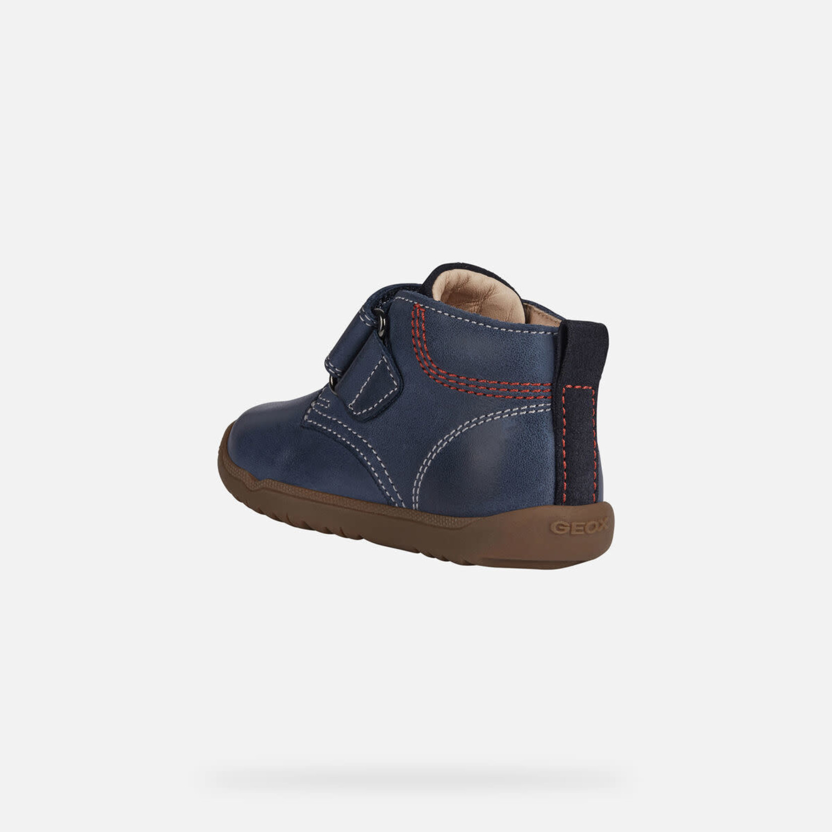 GEOX - Leather high top shoes 'B Macchia - Dk Navy - La Culotte à l'Envers