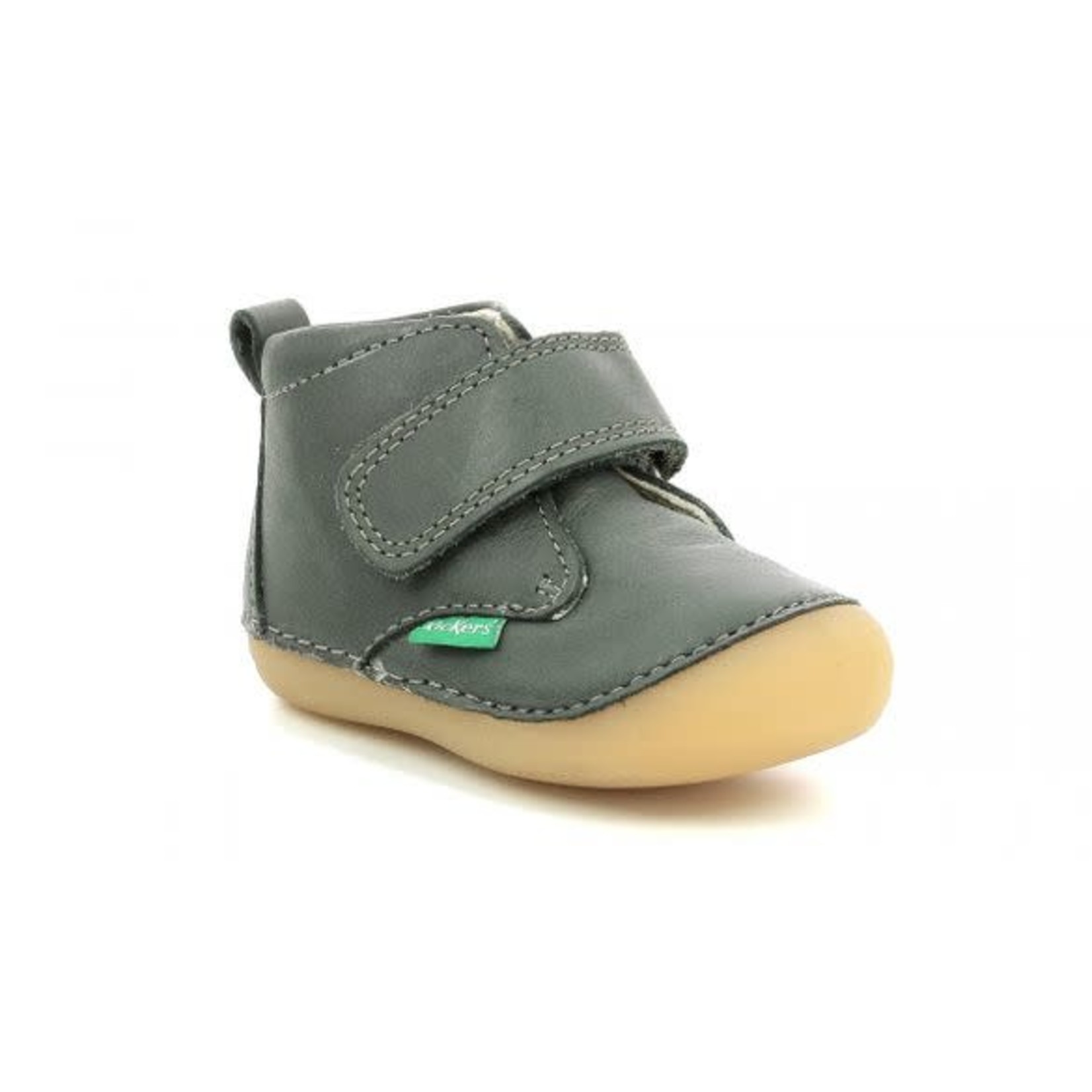 Kickers KICKERS - Leather shoes 'Sabio - Kaki'