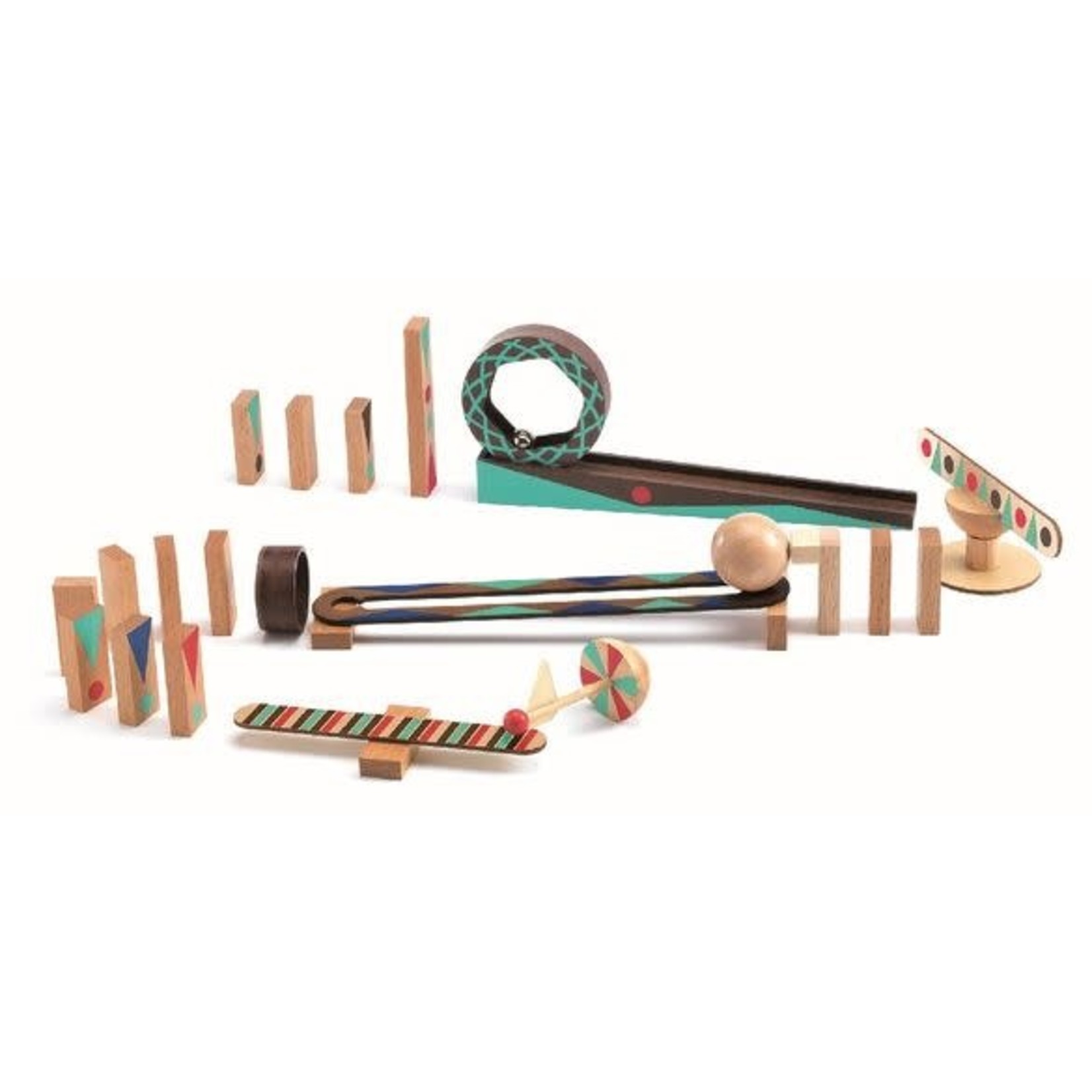 Djeco DJECO - Jeu de réaction en chaîne 'Zig & Go - Roll'