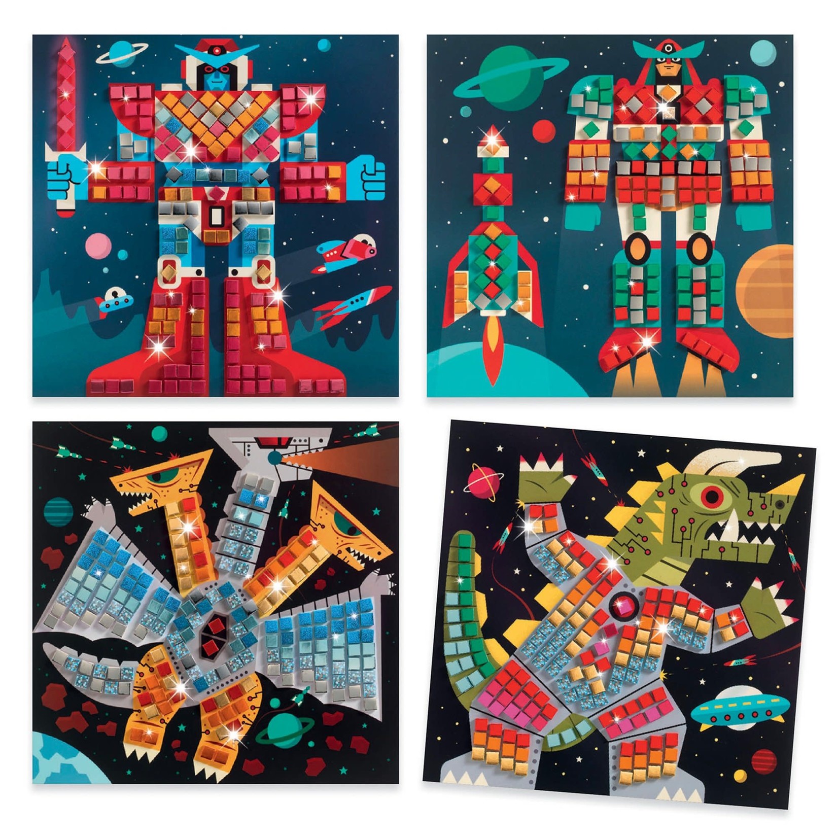 Djeco DJECO - Mosaïques 'Space Battle'