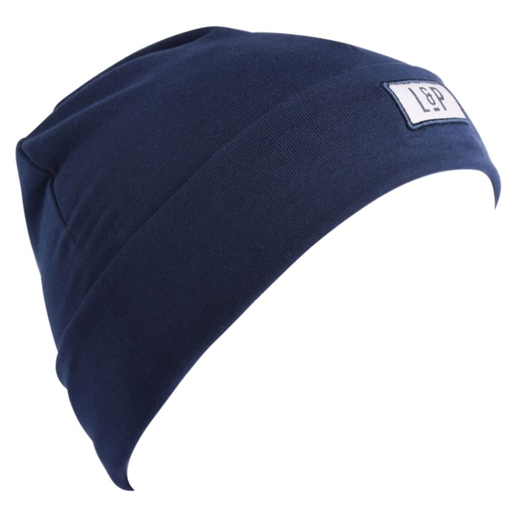 L&P L&P - Cotton beanie 'Boston - Plain navy'