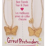 Great Pretenders GREAT PRETENDERS - BFF BUTTERFLY SHARE & TEAR NECKLACES