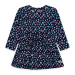TucTuc TUC TUC - Blue jersey dress with floral print 'Kyoto'