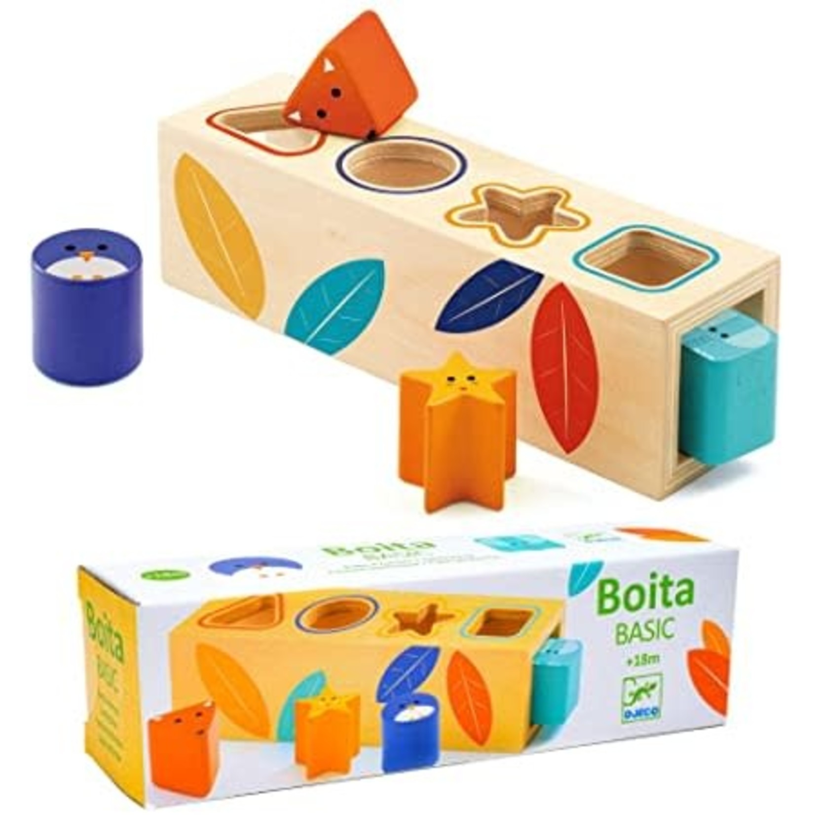 Djeco DJECO - Boite à formes en bois 'Boita Basic'