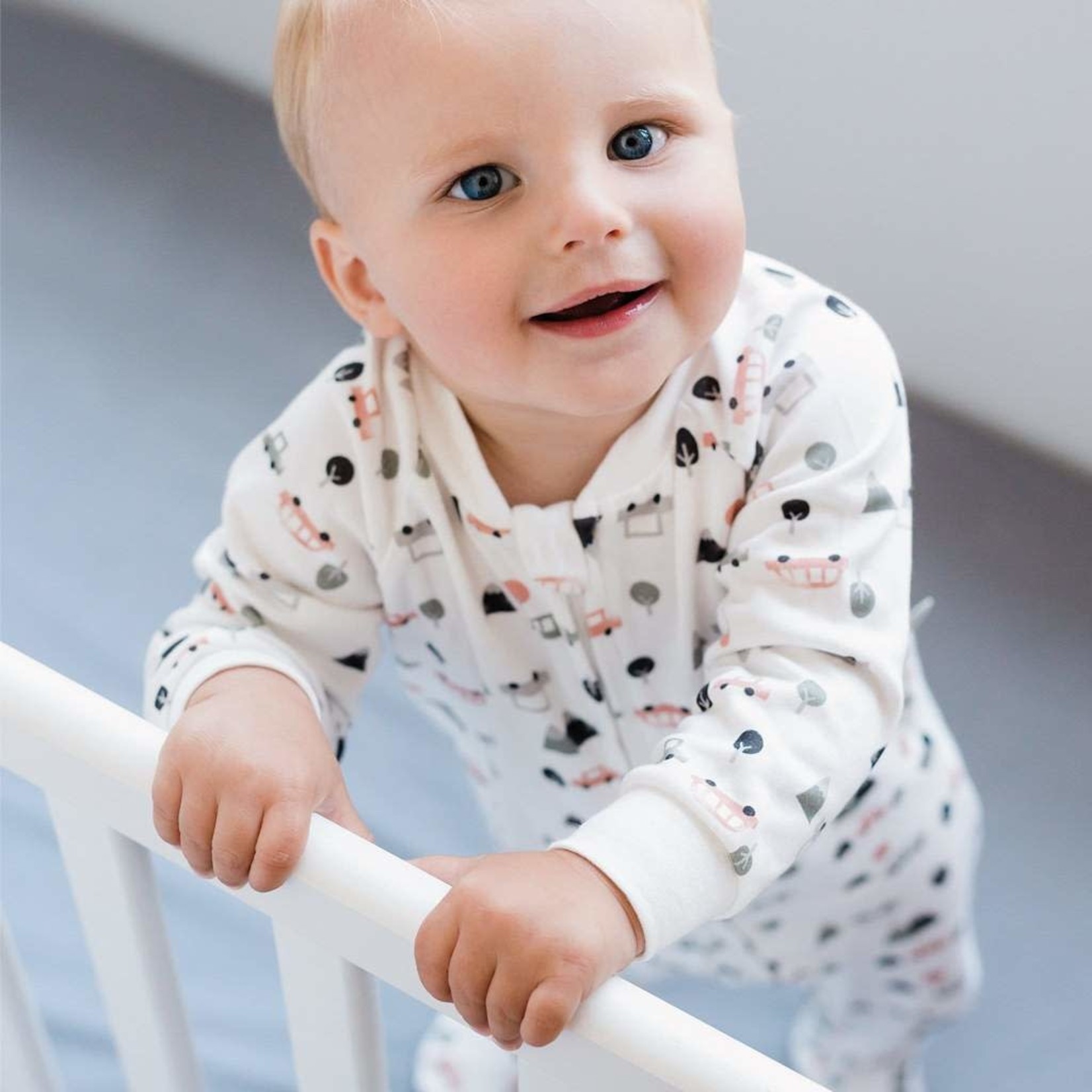 Perlimpinpin PERLIMPINPIN - Pyjama pour bébé en bambou « Autos »