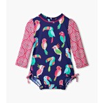 Hatley HATLEY - Tropical Birds Baby Rashguard Swimsuit