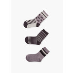 Losan LOSAN - Lot de 3 paires de chaussettes (gris pâle/gris foncé/gris moto)