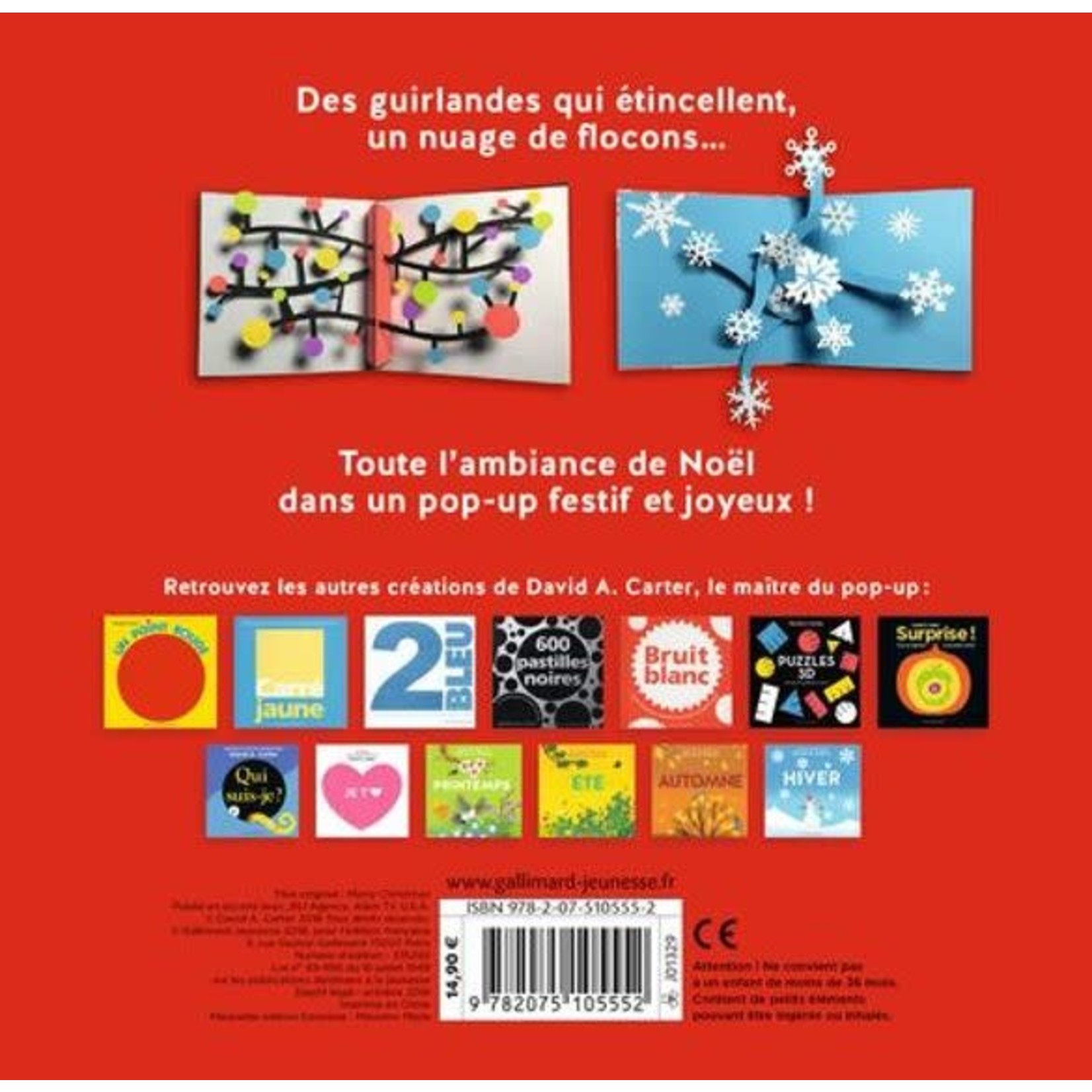 Gallimard Jeunesse (Éditions) GALLIMARD JEUNESSE - Mon premier Pop-up - Joyeux Noël (un pop-up cadeau) (In French)