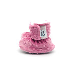 Bébé Ô Chaud BÉBÉ-O-CHAUD - Miky slippers with velcro - Vintage Pink