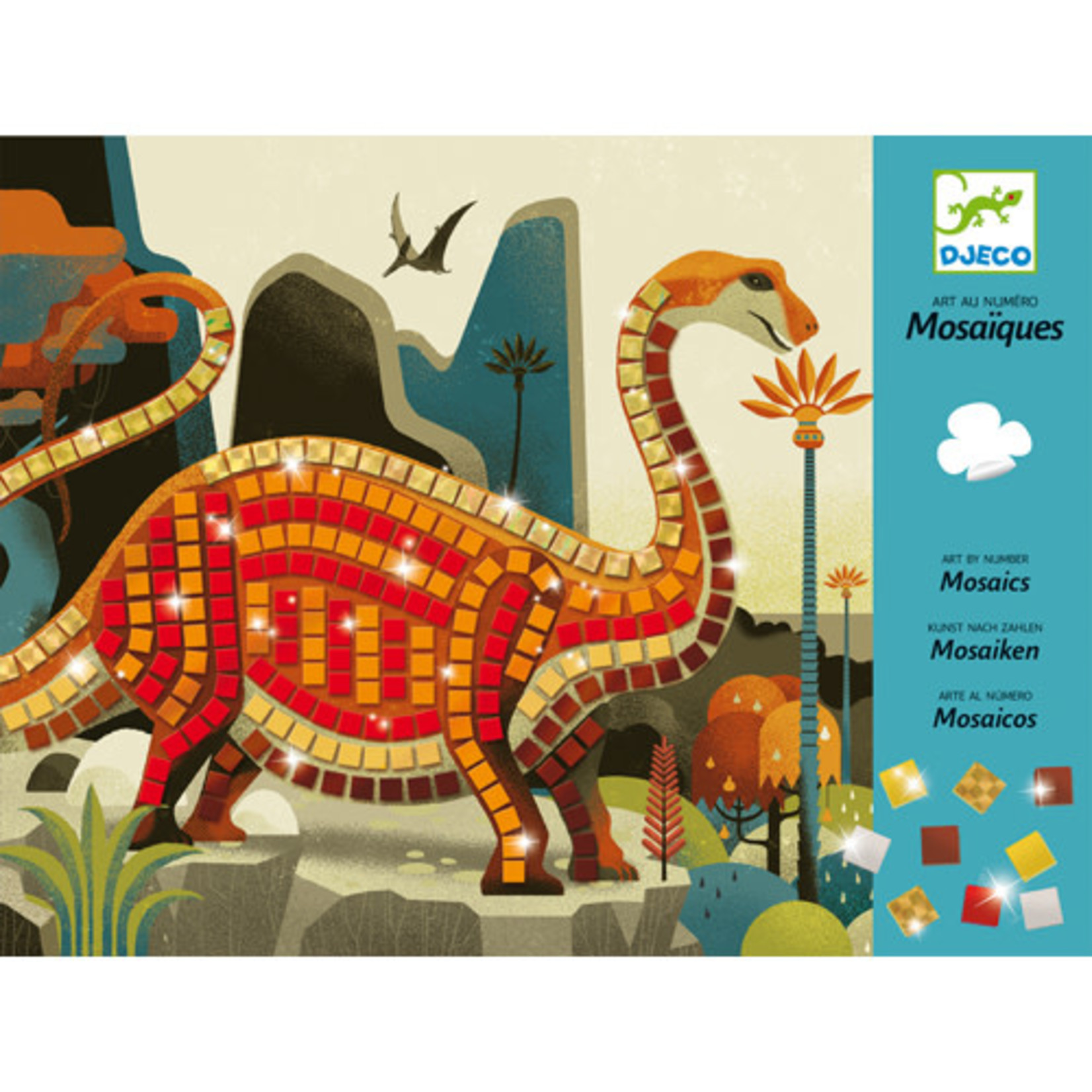 Djeco DJECO - Mosaïques 'Dinosaures'