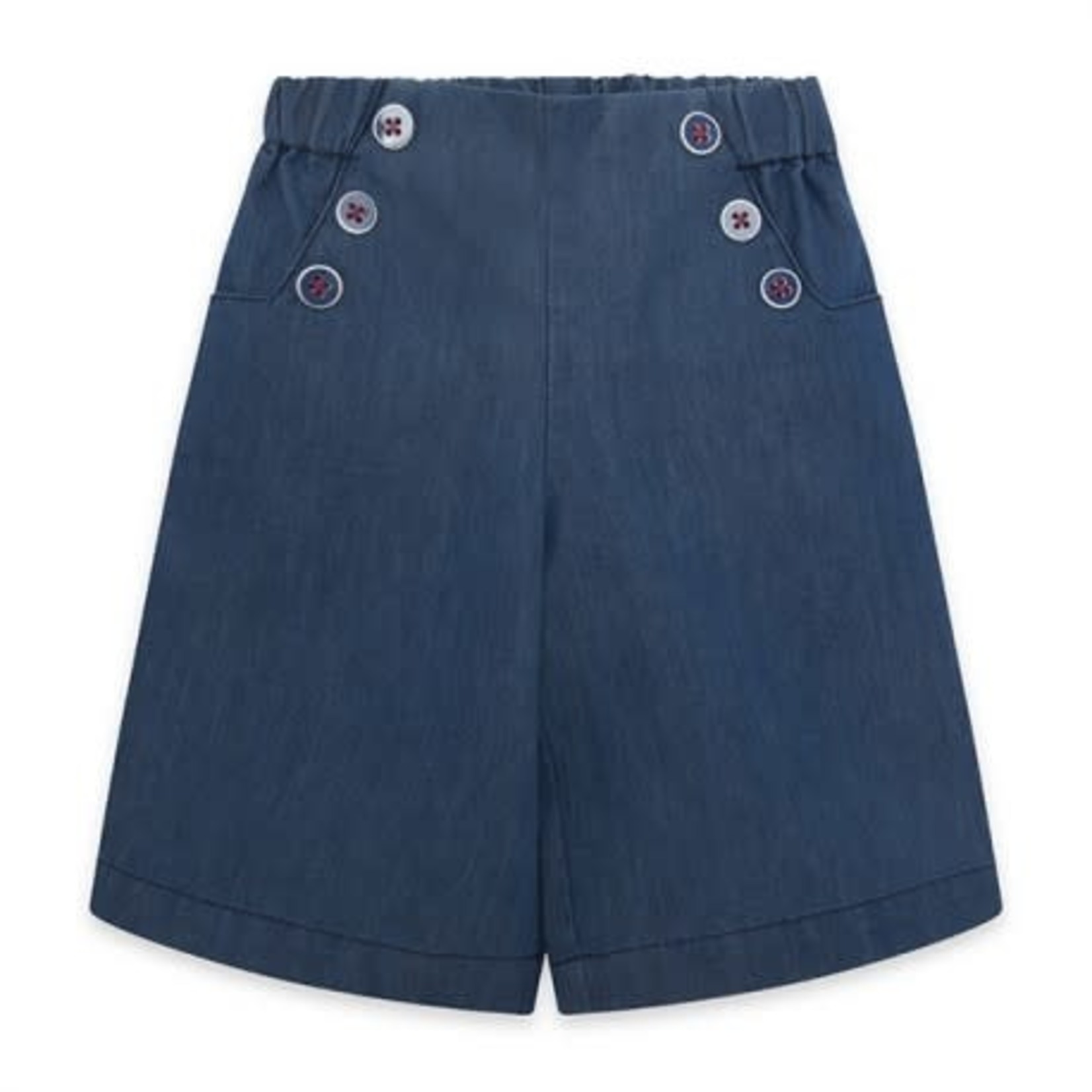 TucTuc TUC TUC - Short-pantalon en denim  léger avec boutons au devant 'Red Submarine'