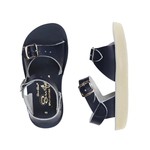 Saltwater Sandals SALTWATER SANDALS - Open toe leather sandals 'Surfer- Navy Blue'