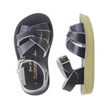 Saltwater Sandals SALTWATER SANDALS - Open toe leather sandals 'Swimmer - Navy Blue'
