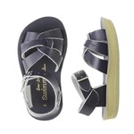 Saltwater Sandals SALTWATER SANDALS - Sandales de cuir à orteils ouverts 'Swimmer - Navy Blue'