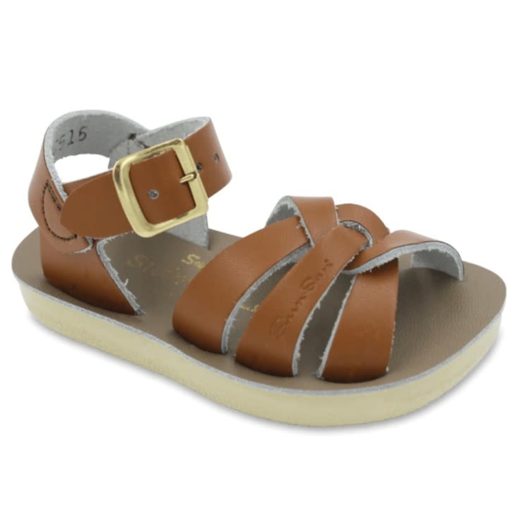 Saltwater Sandals SALTWATER SANDALS - Open toe leather sandals 'Swimmer - Tan'