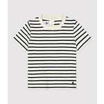 Petit Bateau PETIT BATEAU - Short-sleeve t-shirt with a navy stripe
