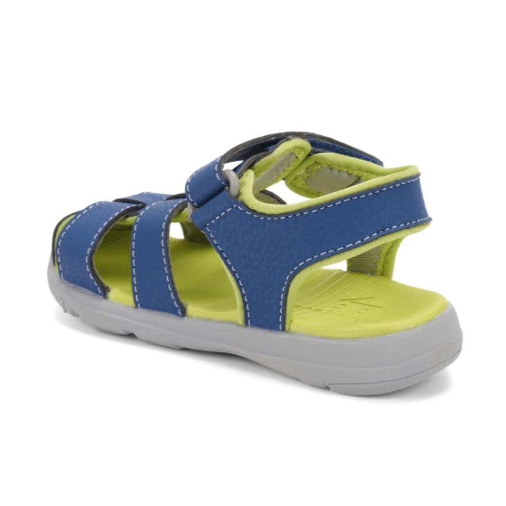 See Kai Run SEE KAI RUN - Closed toe water friendly sandals  'Cyrus IV Flexirun - Blue and lime green''