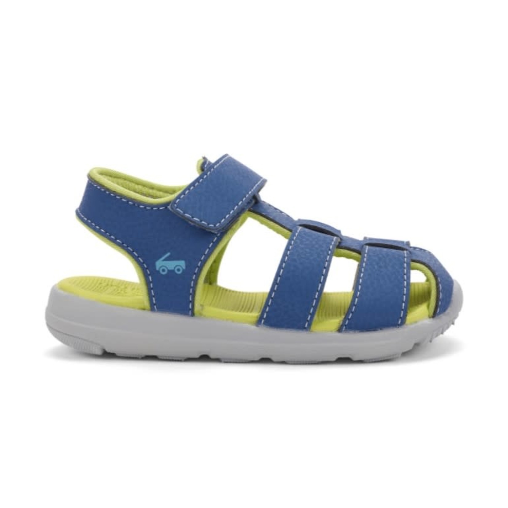 See Kai Run SEE KAI RUN - Closed toe water friendly sandals  'Cyrus IV Flexirun - Blue and lime green''