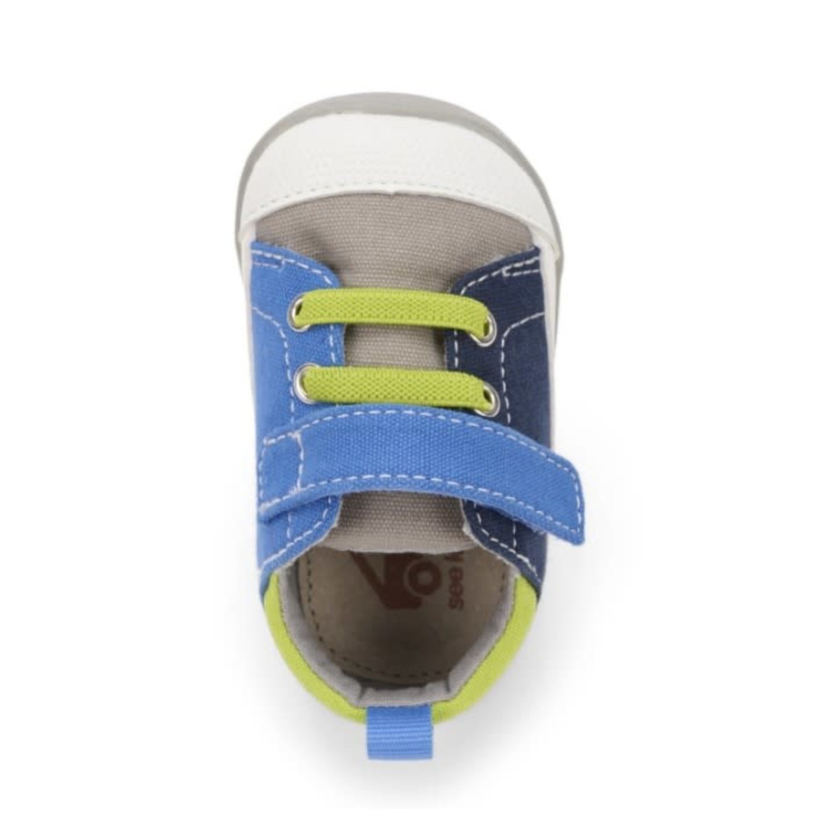 See Kai Run SEE KAI RUN - Flexible first walker transition shoes 'Stevie II INF - Blue Multi'
