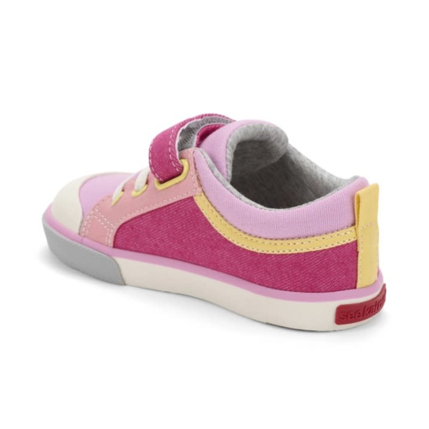 See Kai Run SEE KAI RUN - Closed canvas sneaker 'Kristin - Hot Pink'