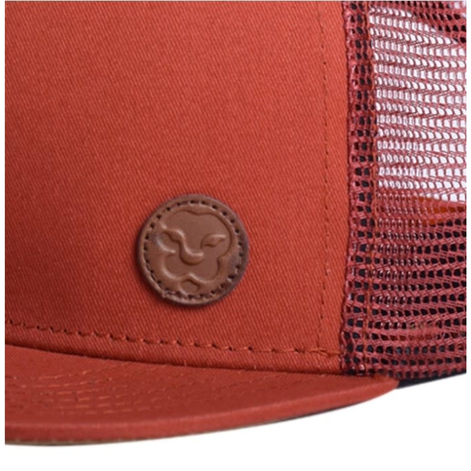 L&P L&P - Cap with mesh 'Snapback - Brooklyn - Burnt Orange'