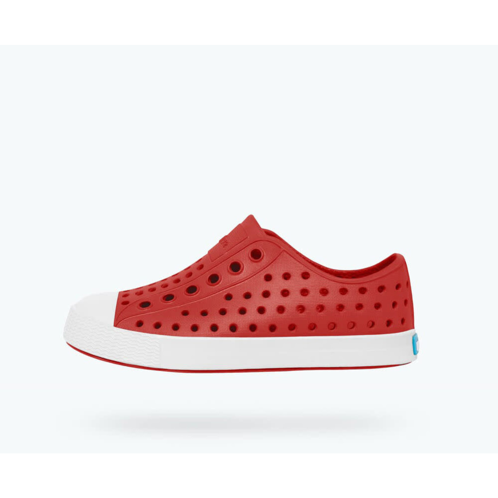 Native NATIVE - Chaussures d'eau/sandales 'Jefferson - Torch Red / Shell White'
