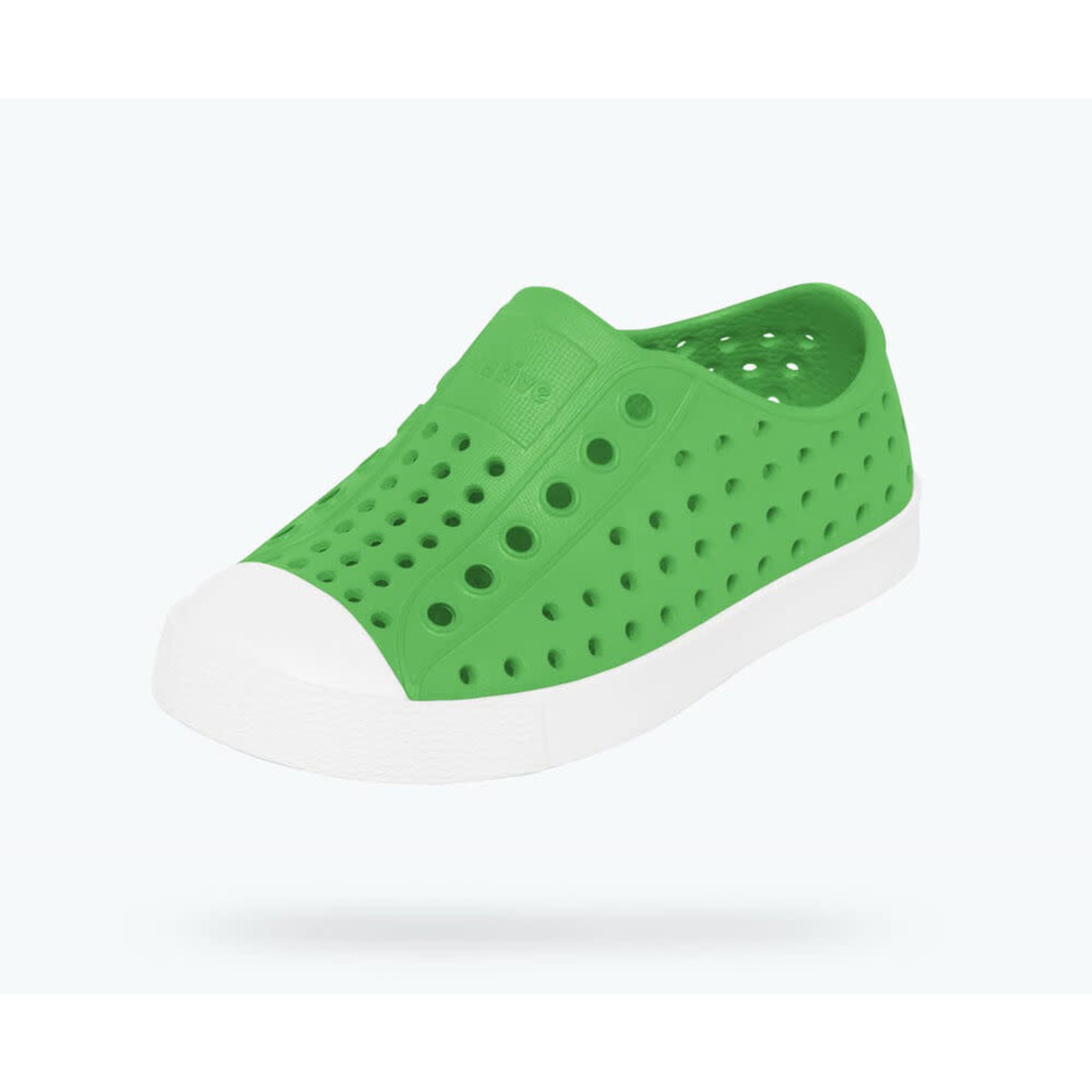 Native NATIVE - Slip-on water shoes/sandals 'Jefferson - Grasshopper Green / Shell White'