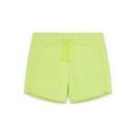 TucTuc TUC TUC - Neon yellow soft cotton jersey shorts 'Nina - Vacay Mood'