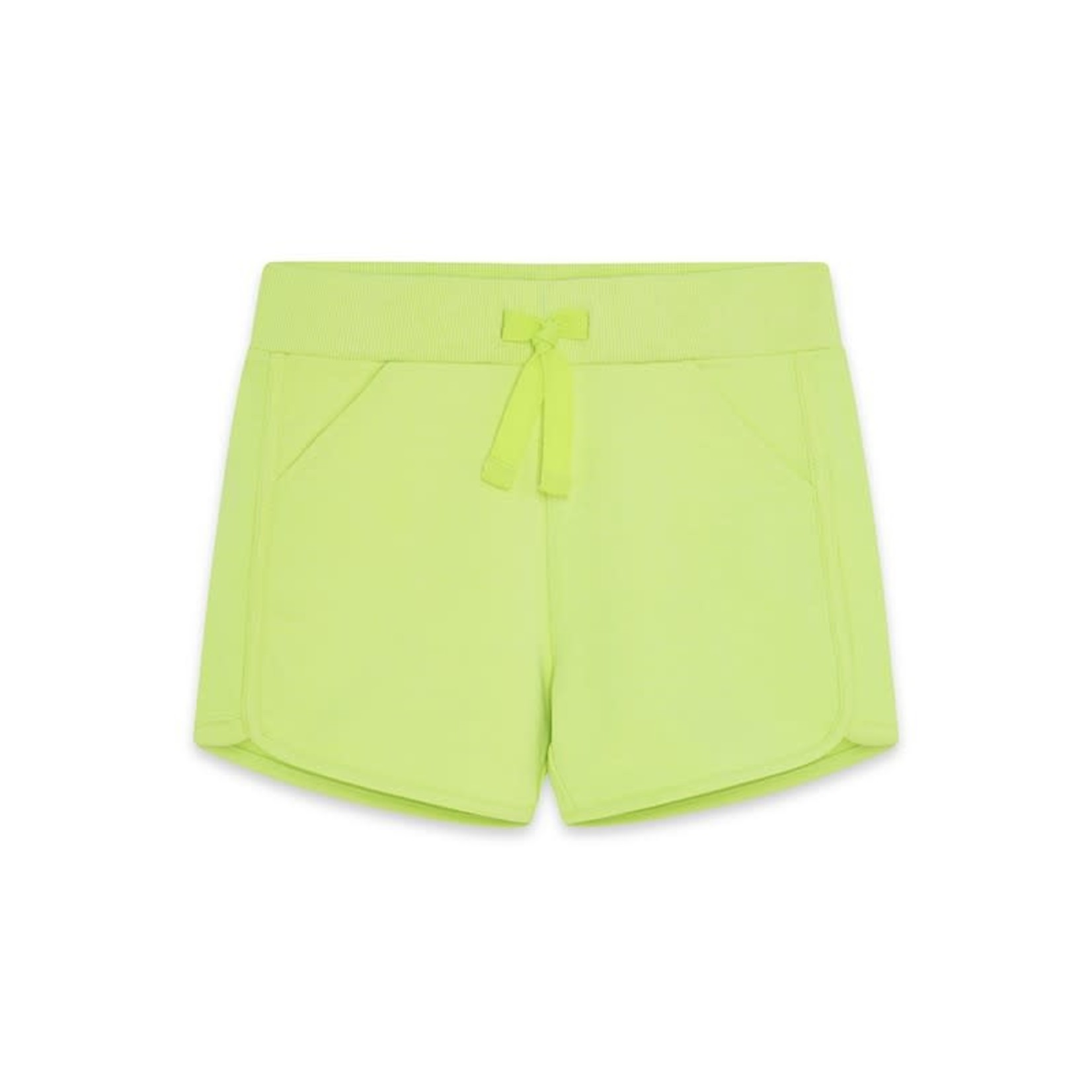 TucTuc TUC TUC - Short en coton souple jaune néon 'Nina - Vacay Mood'