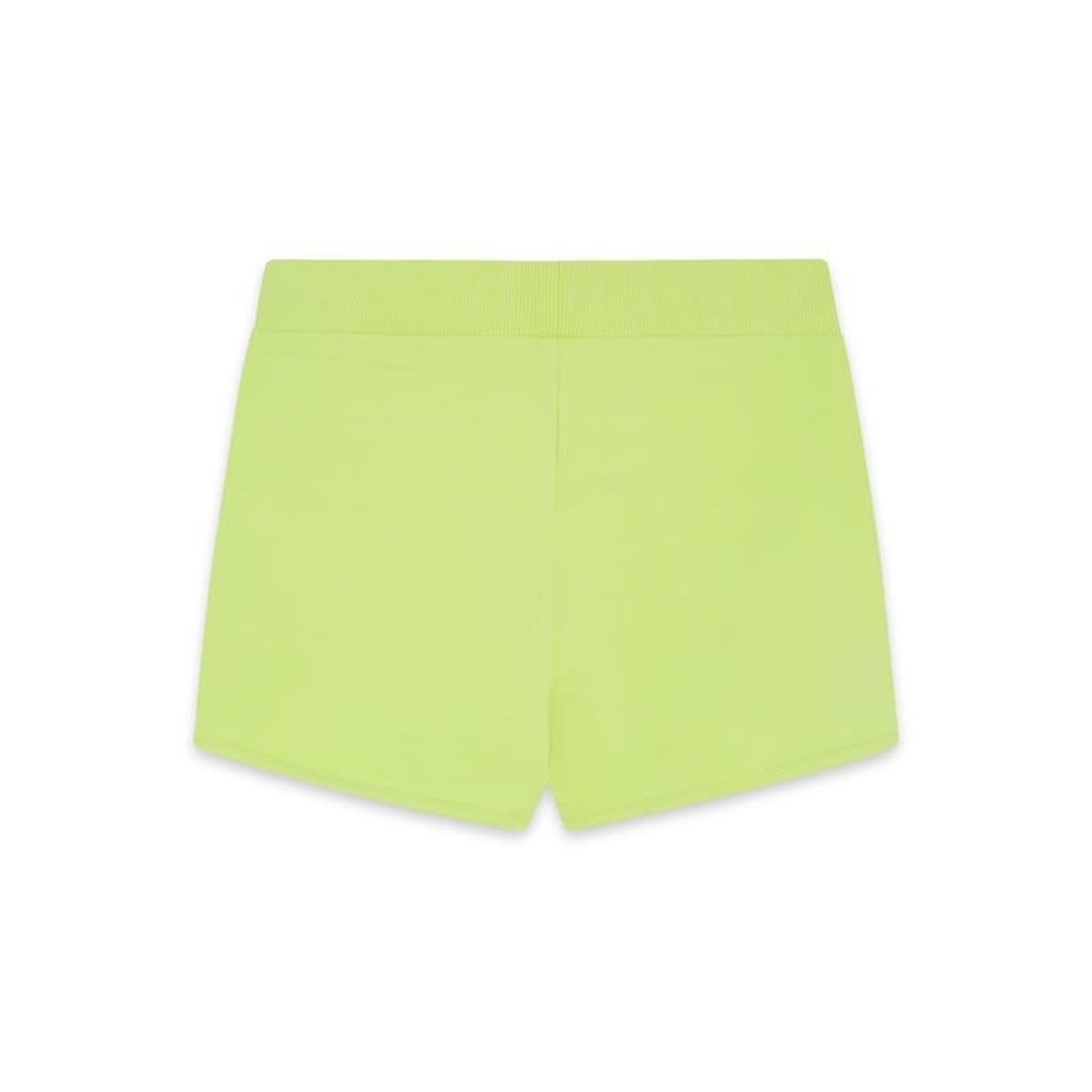 TucTuc TUC TUC - Neon yellow soft cotton jersey shorts 'Nina - Vacay Mood'