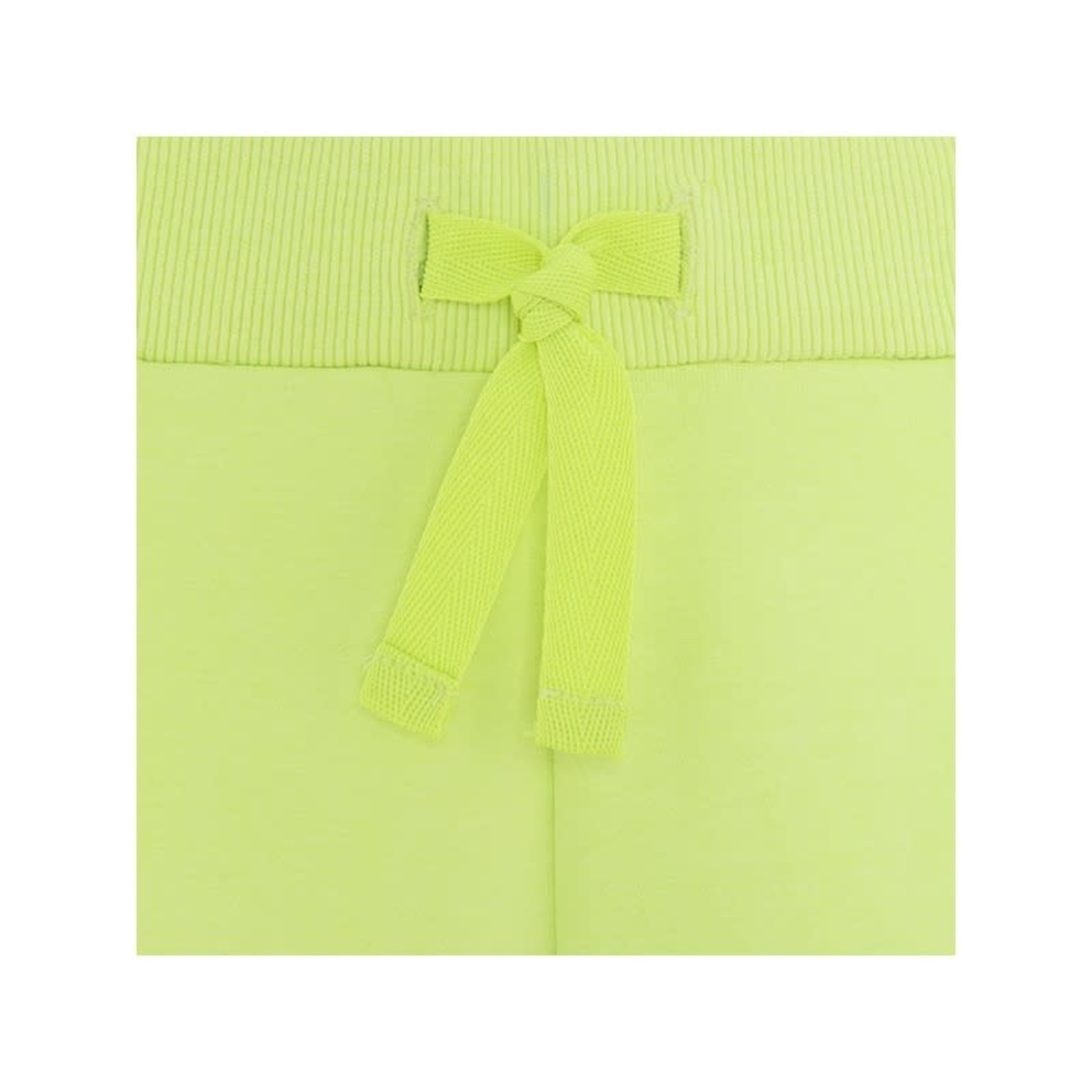 TucTuc TUC TUC - Neon yellow soft cotton jersey shorts 'Nina - Vacay Mood'