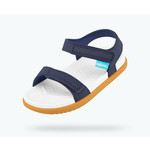 Native NATIVE - Sandales résistantes à l'eau 'Charley - Regatta Blue/ Shell White/ Toffee Brown'