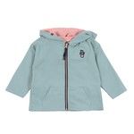 Nanö NANÖ - Zip hoodie 'Earthday' - Turquoise