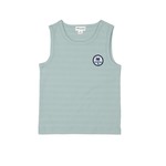 Miles the label MILES THE LABEL - Mint coloured tank top 'Stay Palm'
