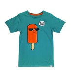 Appaman APPAMAN - T-shirt turquoise à manches courtes imprimé de popsicle 'S'Up'