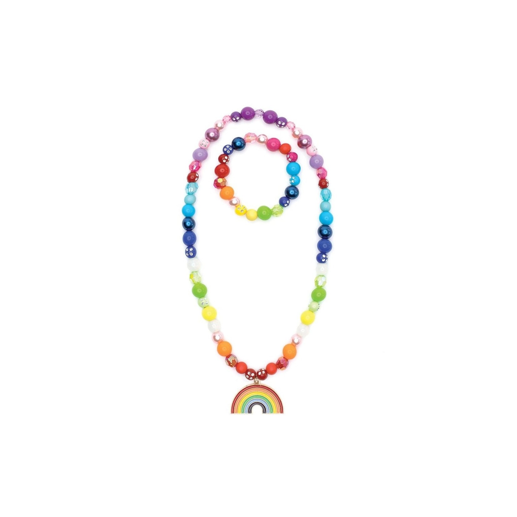 Great Pretenders GREAT PRETENDERS - Double Rainbow Necklace  & Bracelet Set
