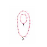 Great Pretenders GREAT PRETENDERS - Pink 'Shooting Star' Matching Bracelet and Necklace Set