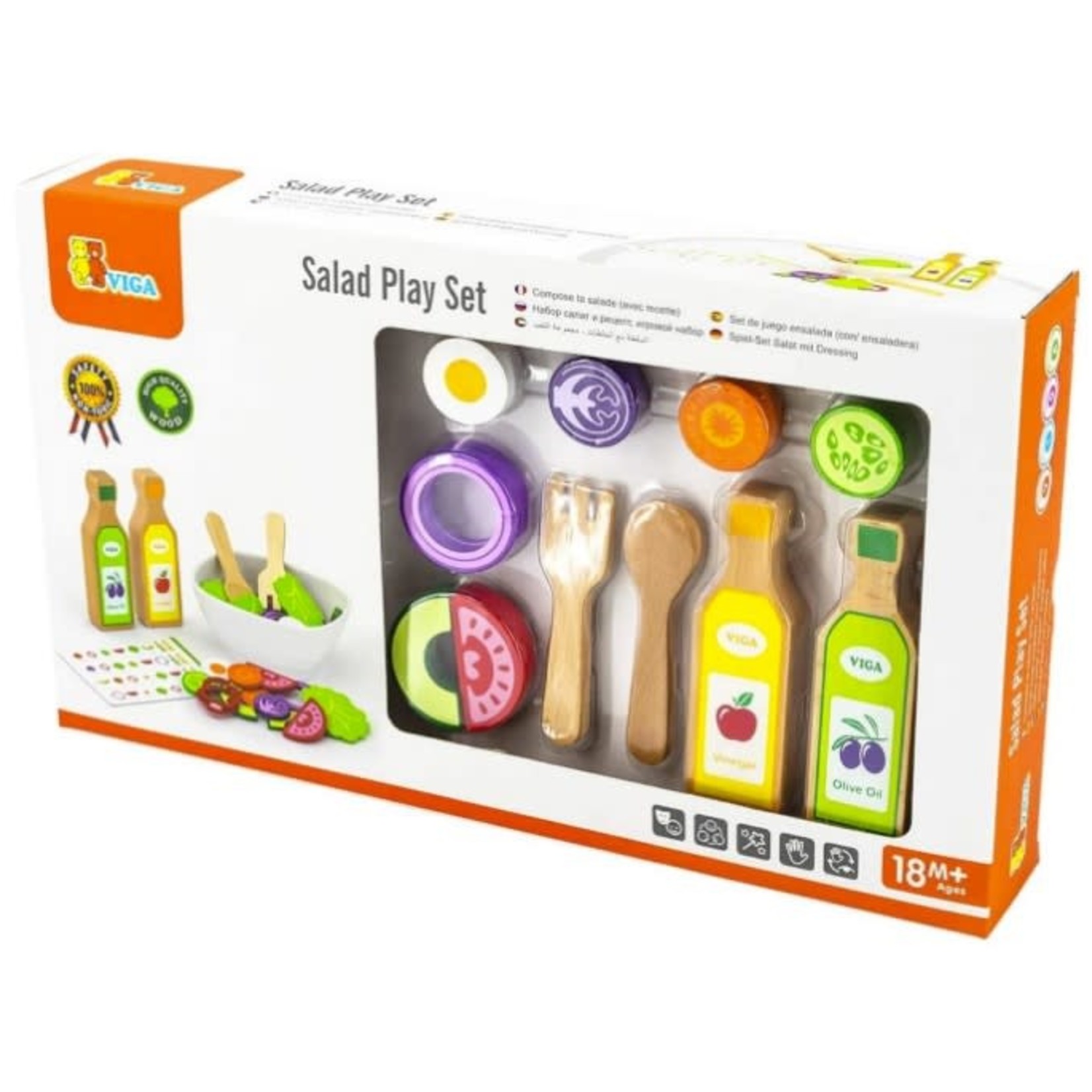 Viga VIGA  - Wooden Salad Set