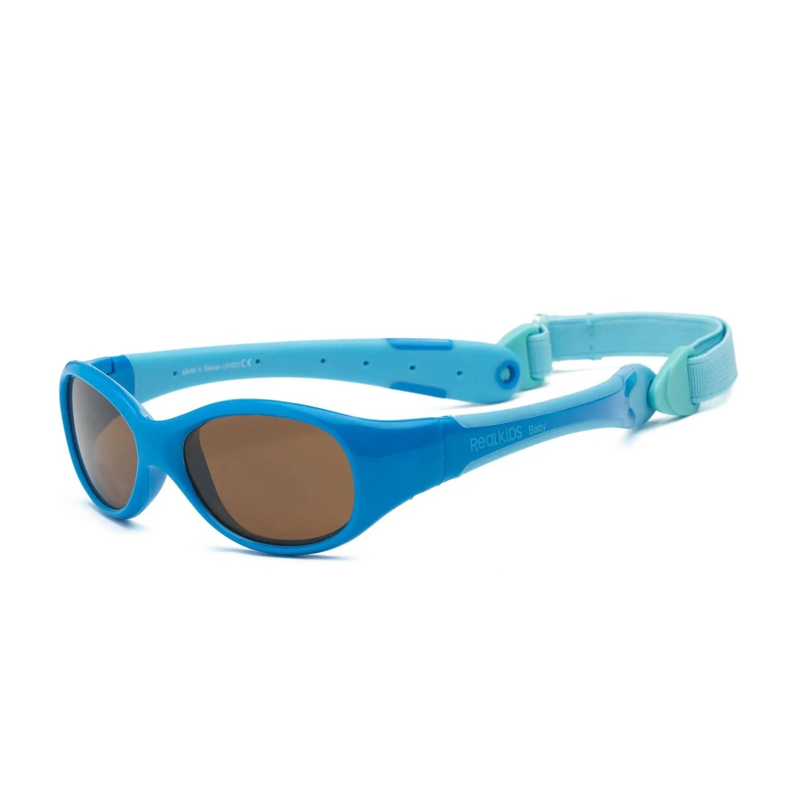 REAL SHADES - Lunettes de soleil pour enfants avec bande élastique 'Explorer' - Bleu