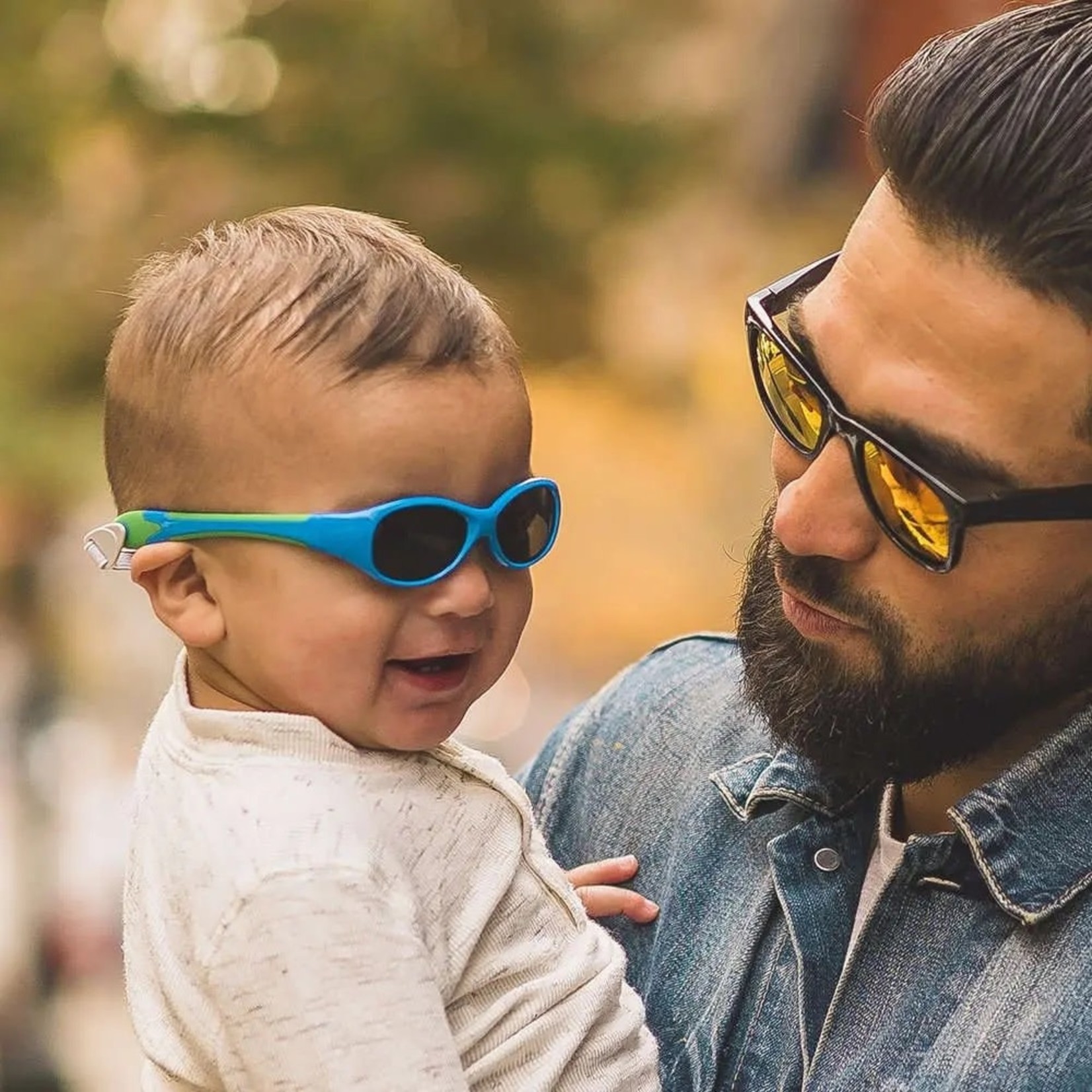 REAL SHADES - Children's sunglasses with elastic strap 'Explorer' - Blue