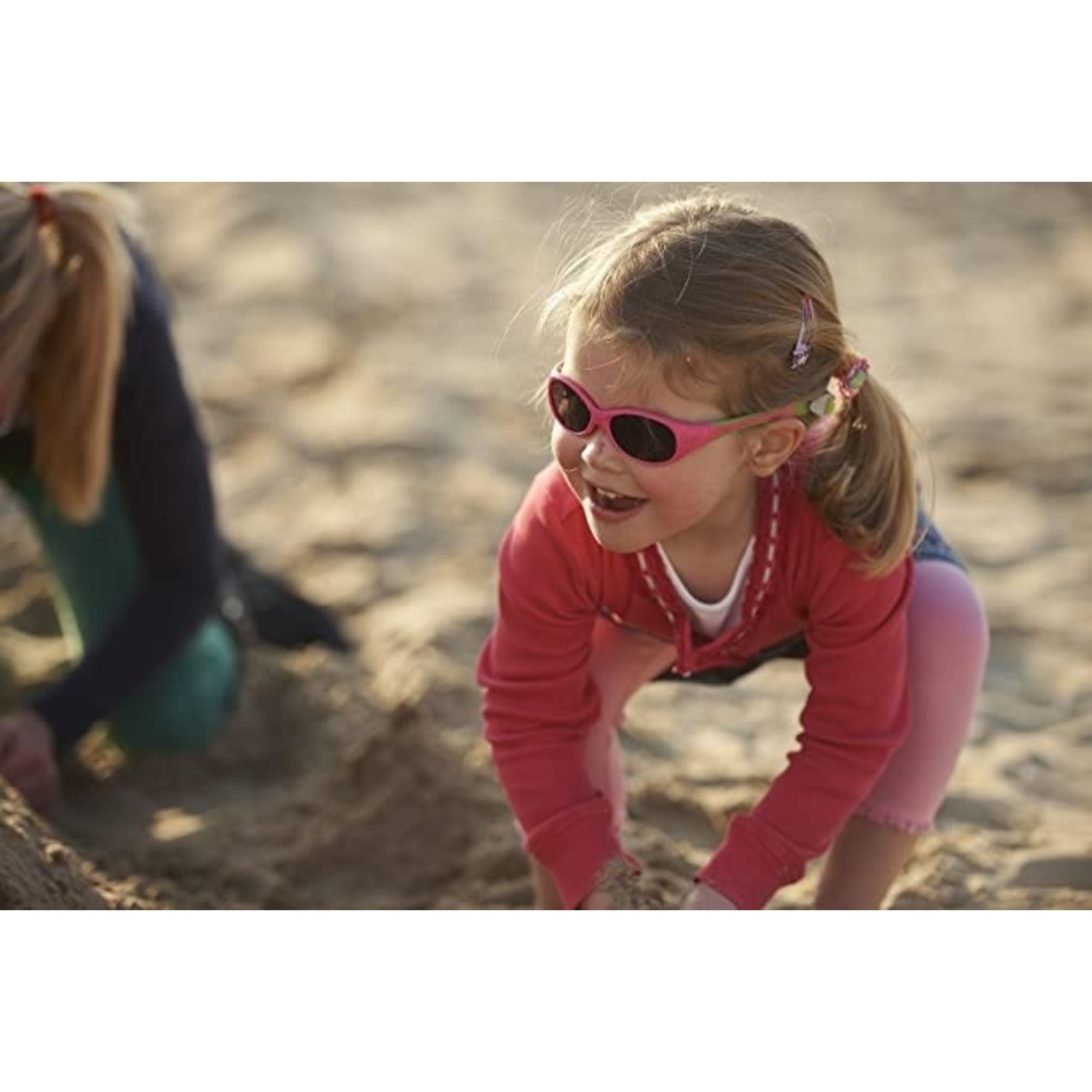 REAL SHADES - Children's sunglasses with elastic strap 'Explorer' - Rose