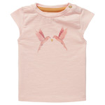 Noppies NOPPIES - Shortsleeve light pink t-shirt with bird print 'Ambon - Peach wisp'