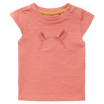 Noppies NOPPIES - Shortsleeve coral t-shirt with bird print 'Ambon - Terra Cotta'