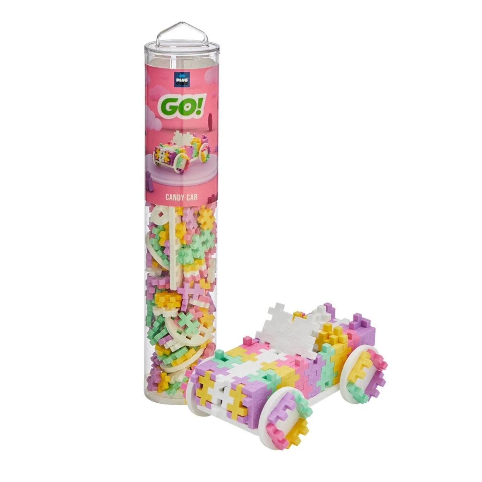 PlusPlus PLUSPLUS - 200 piece Tube - Candy Car